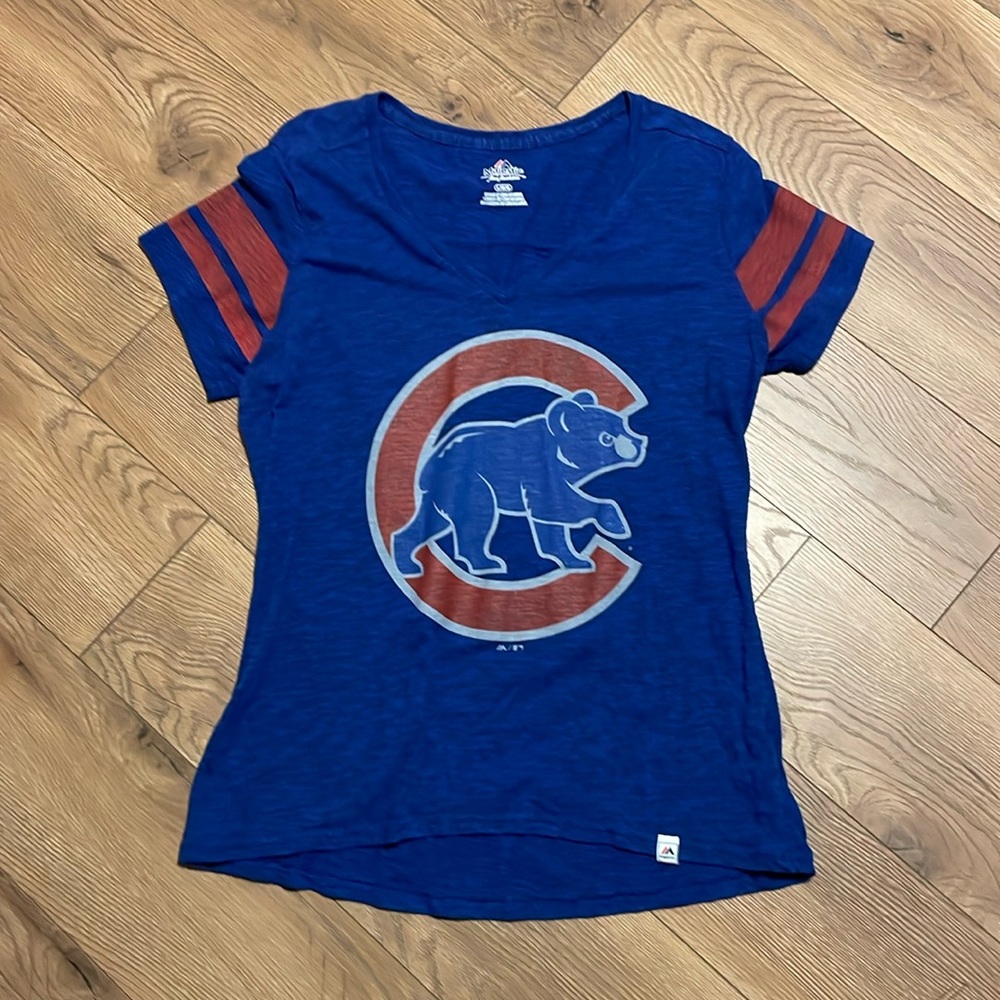 Women’s Blue Chicago Cubs T-Shirt (L)